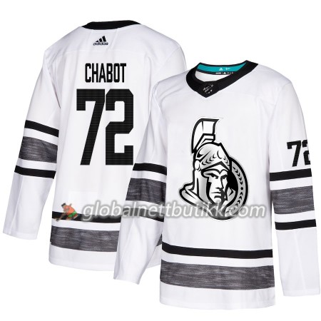 Ottawa Senators Hockeydrakt Thomas Chabot 72 Hvit 2019 NHL All-Star Adidas Authentic - Herre